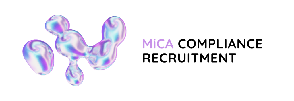 MiCA Compliance Recruitment banner